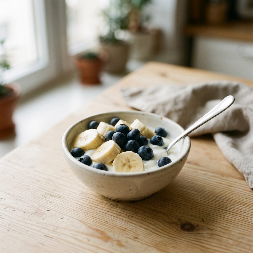 Jogurt naturalny z owocami