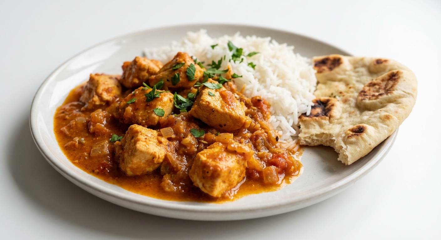 Kurczak Tikka Masala z Naan