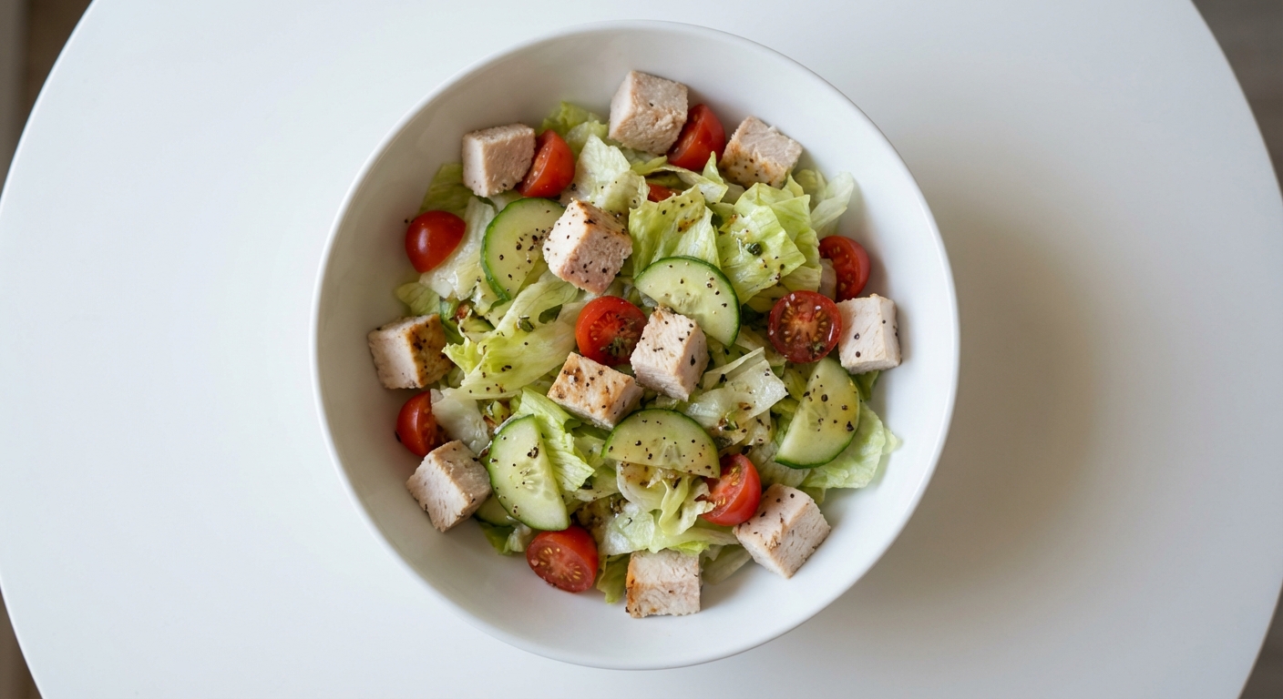 Sałatka z Indyka, Warzyw i Winegret