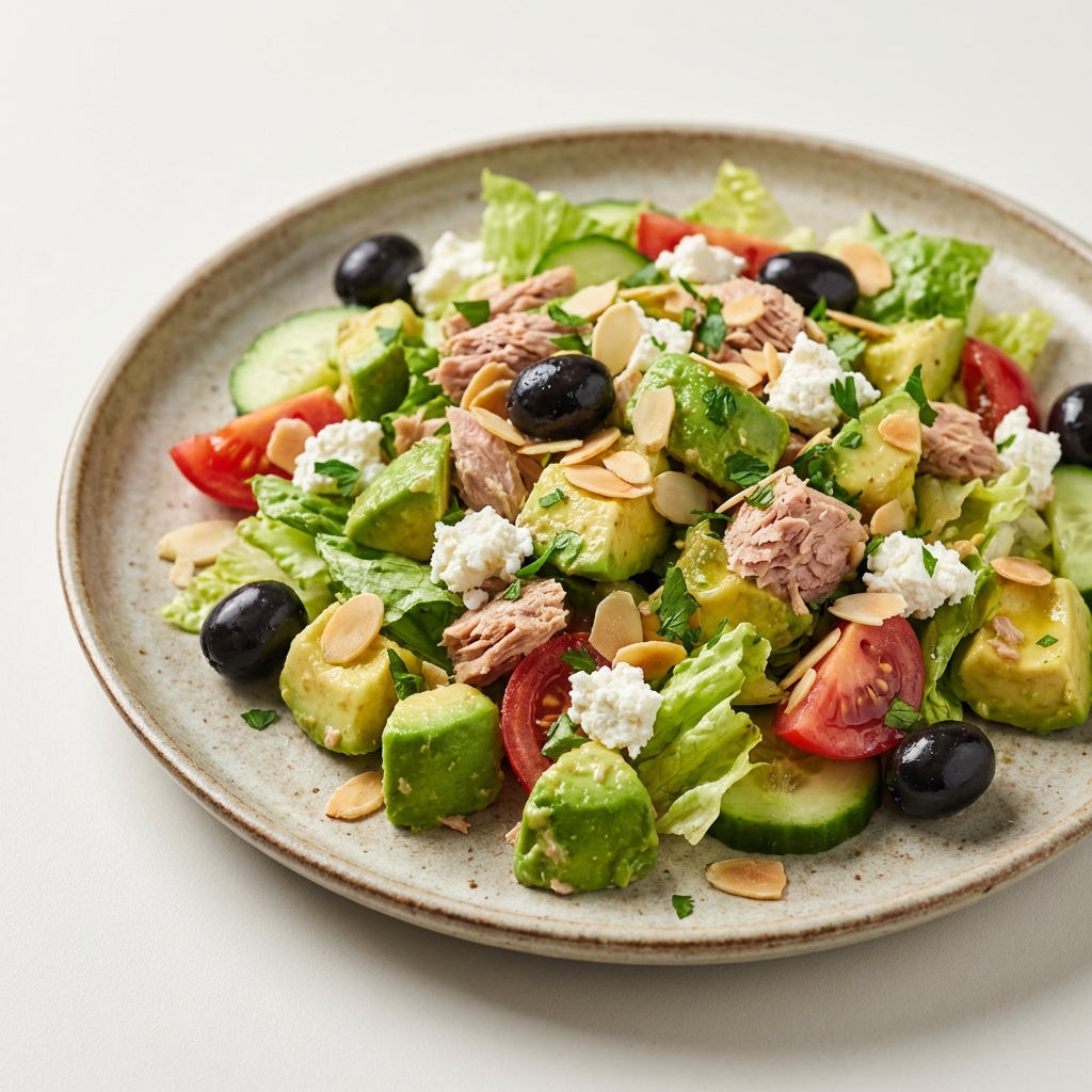 Sałatka z Tuńczyka, Awokado i Twarogu