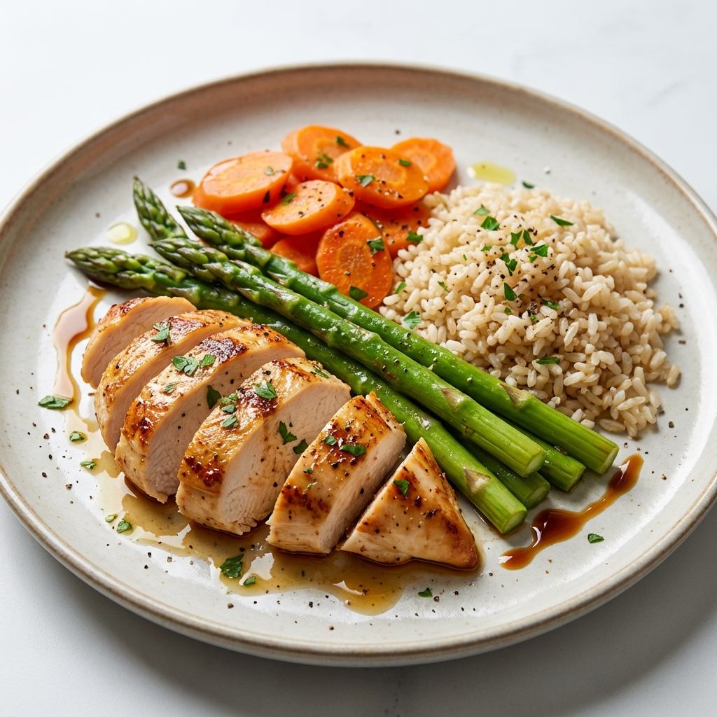 Kurczak z Warzywami w Sosie Sojowym