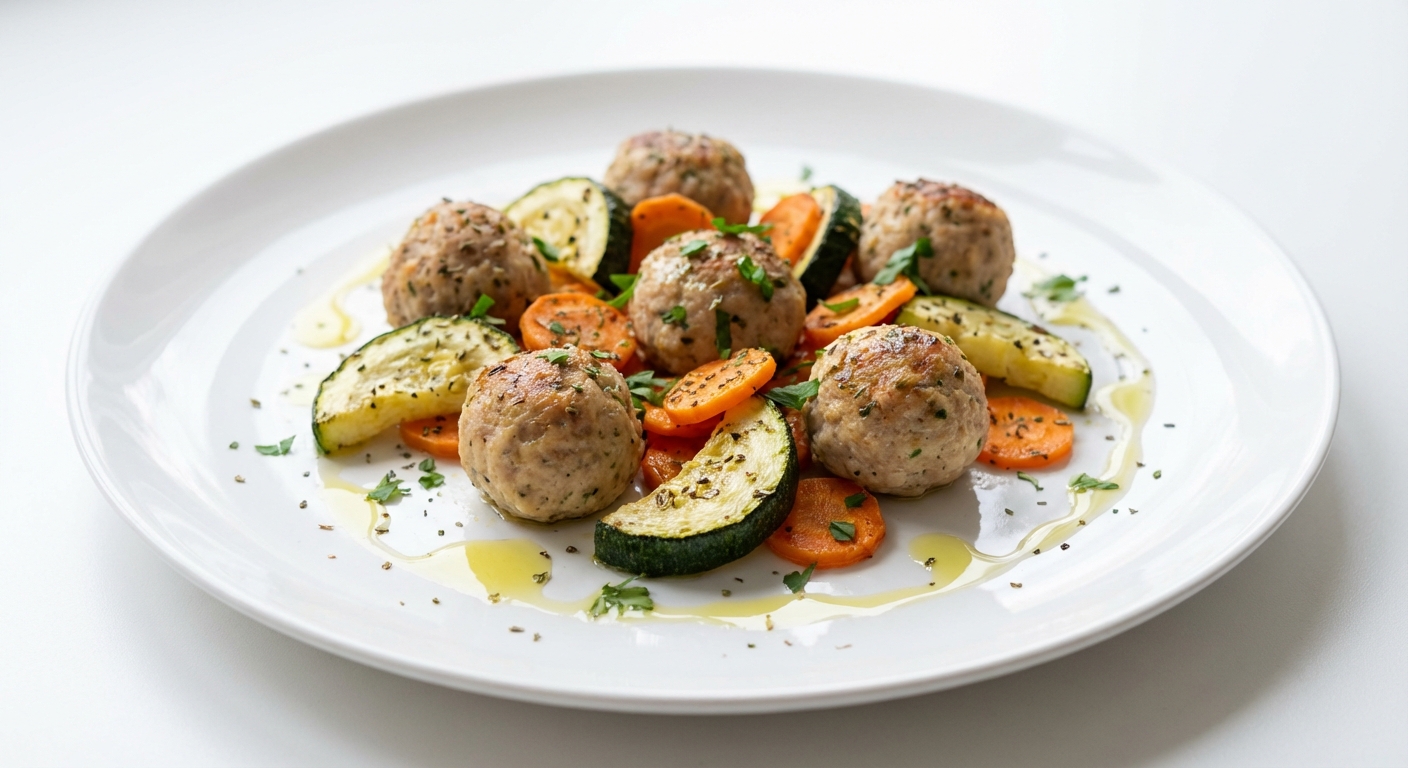 Klopsiki z Indyka z Warzywami