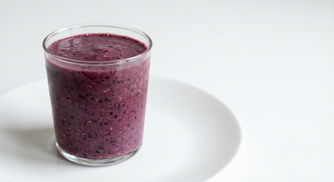 Smoothie: Banan, Mango, Borówki, Jeżyny