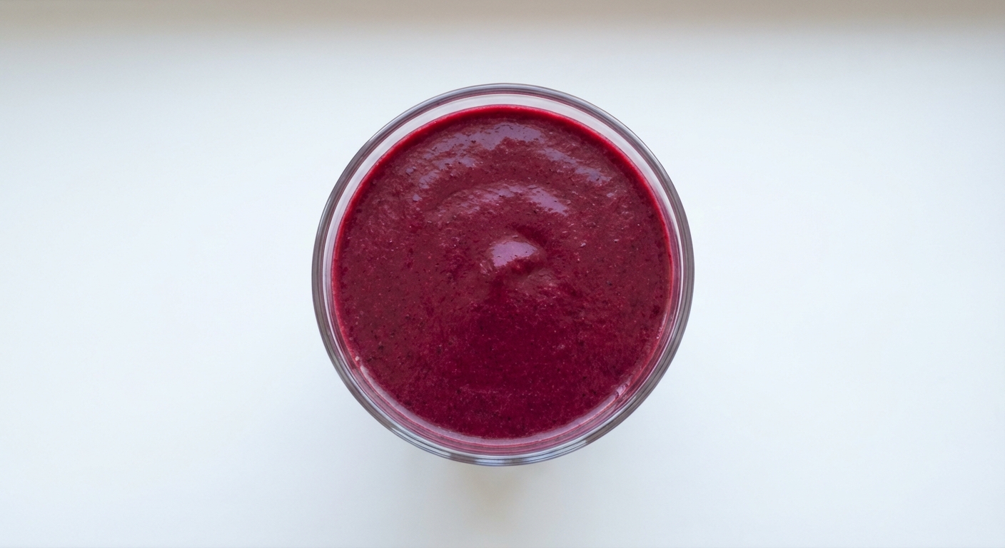 Burak, malina, miód i chia smoothie