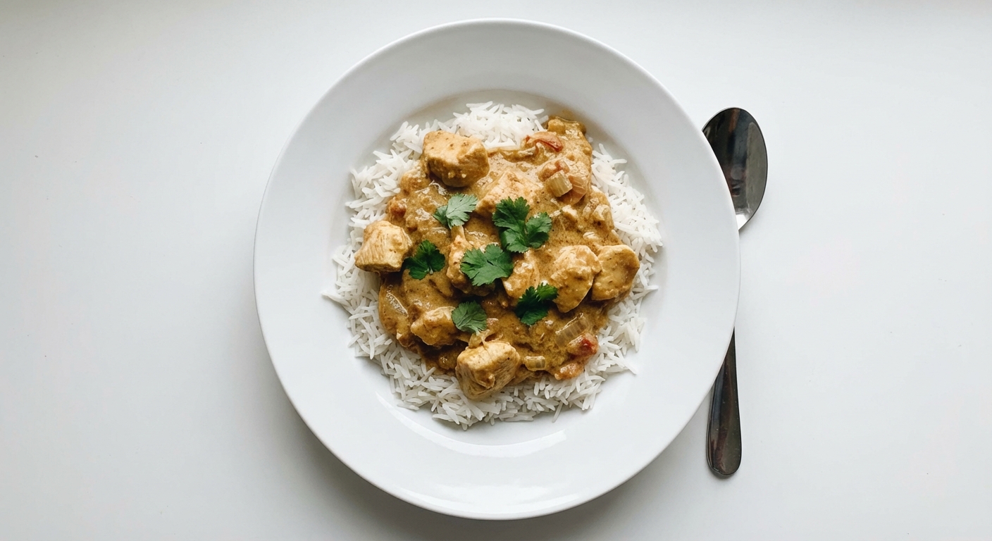 Kurczak Curry z Jogurtem i Kolendrą