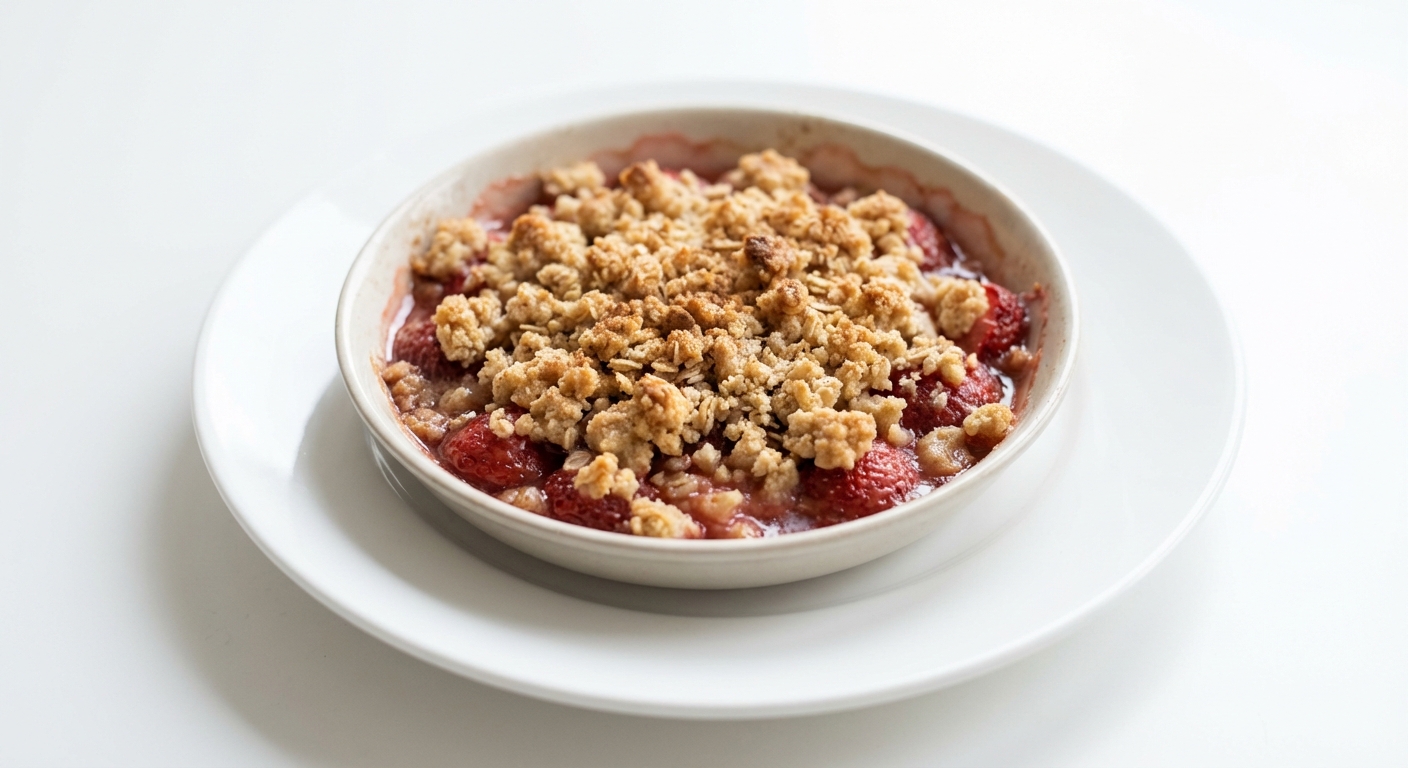 Truskawki pod Kruszonką Owsiano-Migdałową