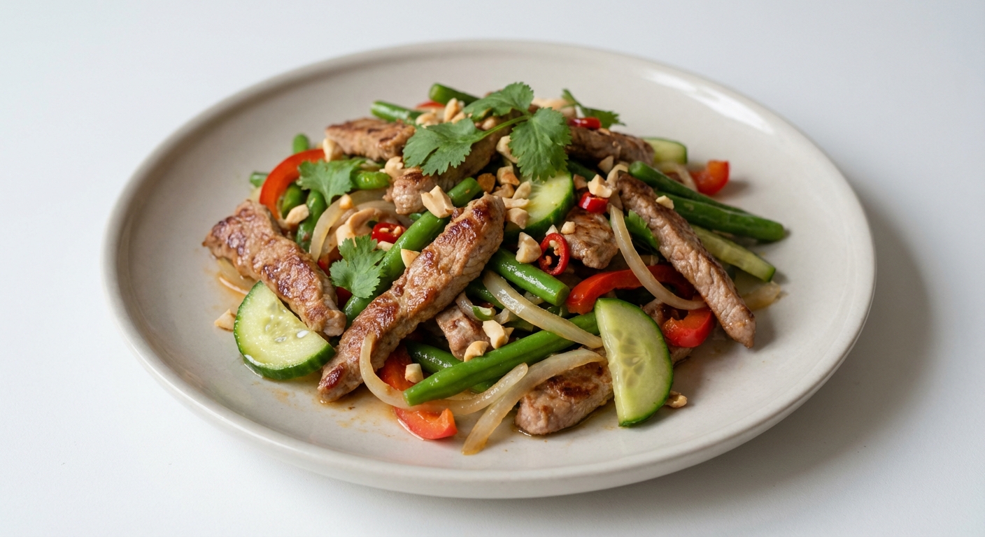 Polędwica z warzywami po wietnamsku