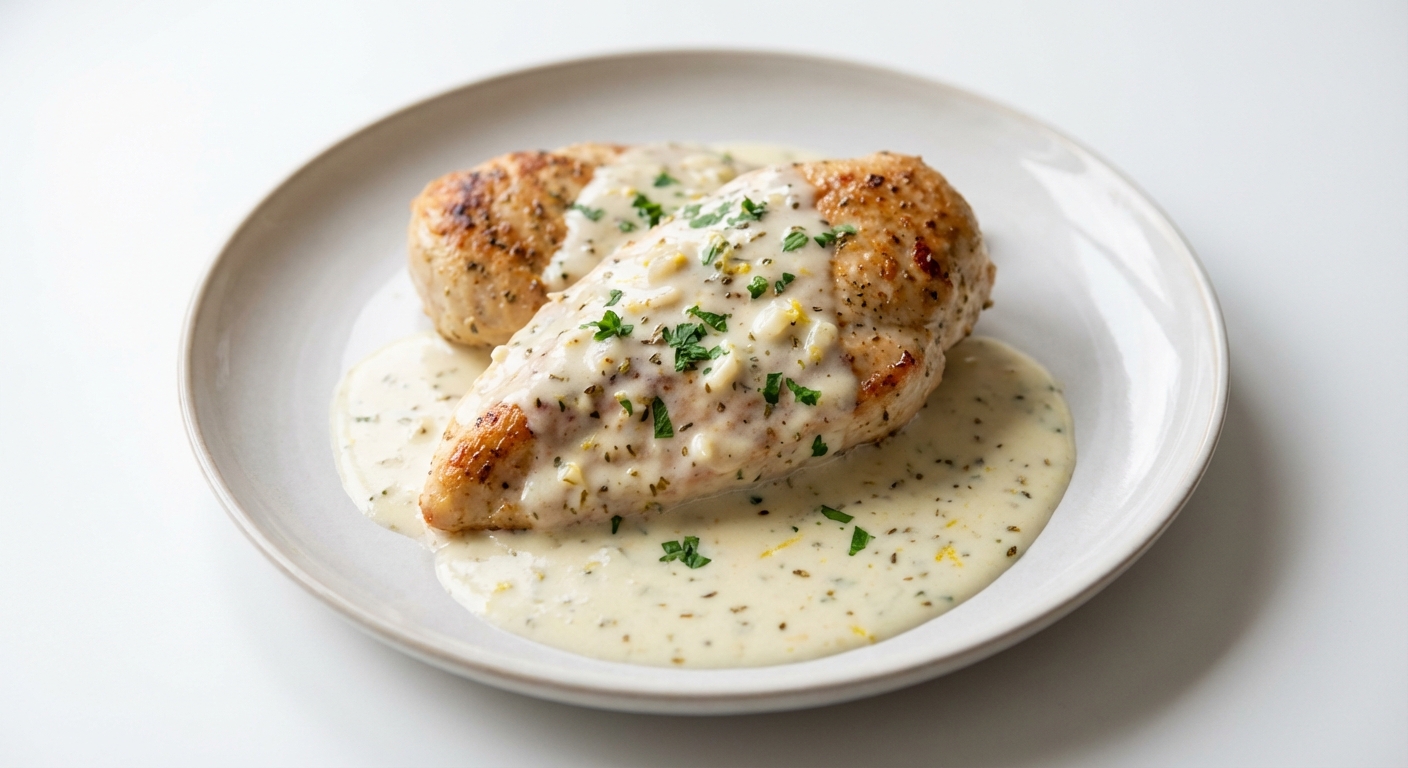 Kurczak w cytrynowo-miodowym sosie jogurtowym