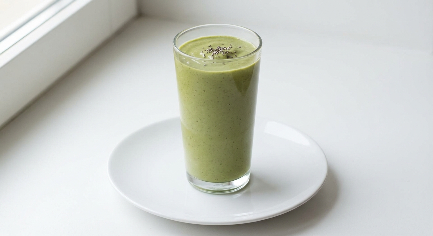 Zielone Smoothie: Awokado, Szpinak, Tofu