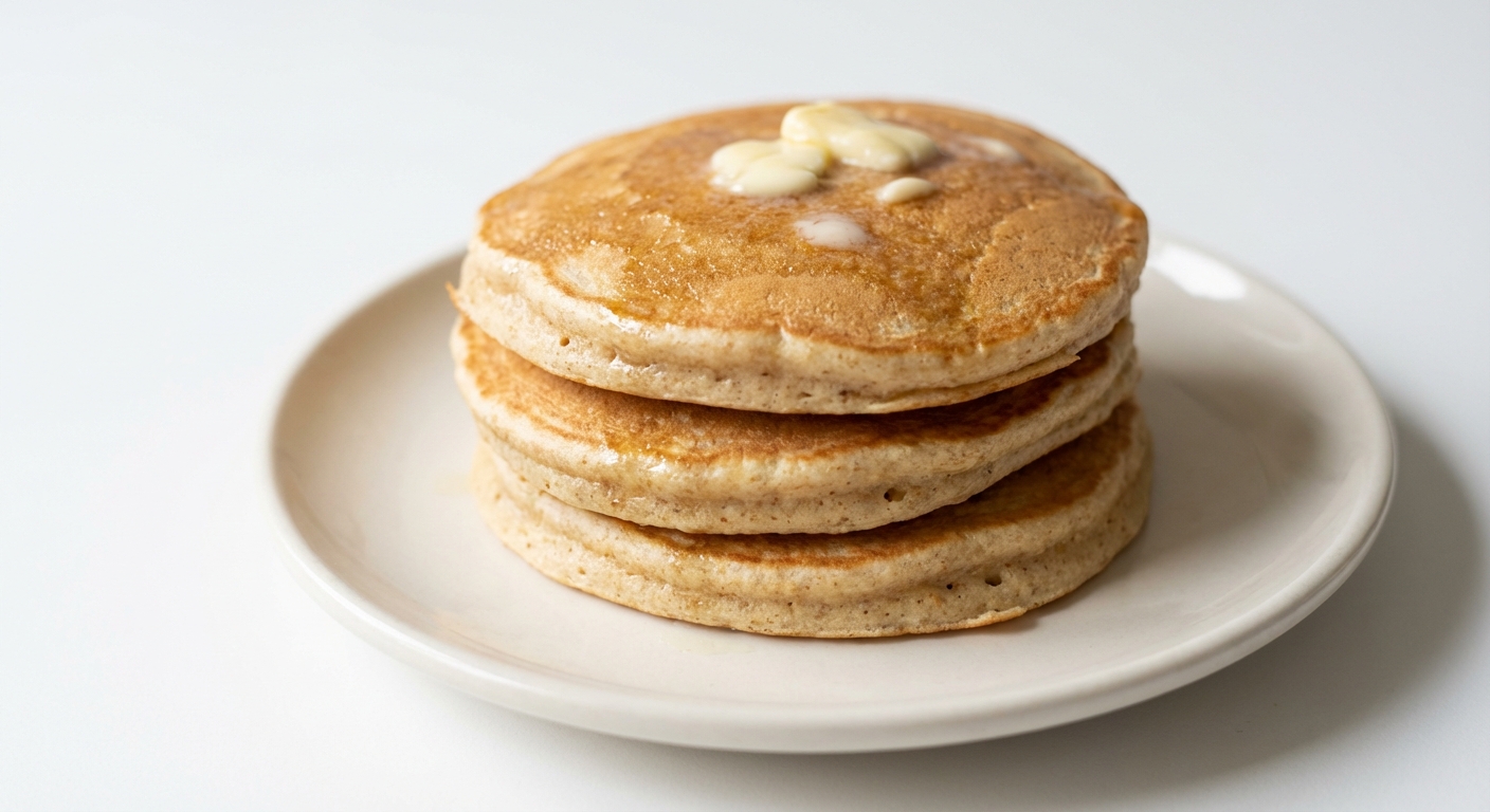 Puszyste Pancakes z Mąki Ryżowej i Miodu