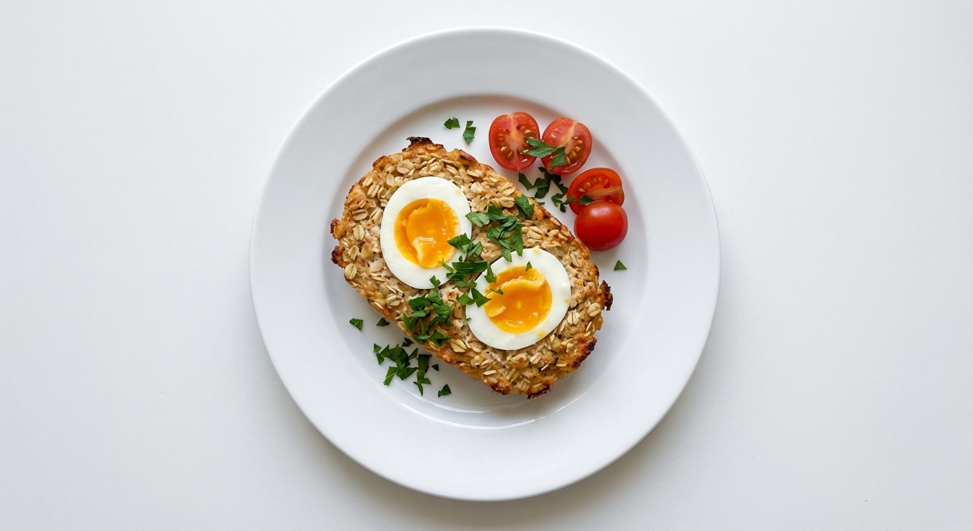 Jajka w Kurczaku i Płatkach Owsianych