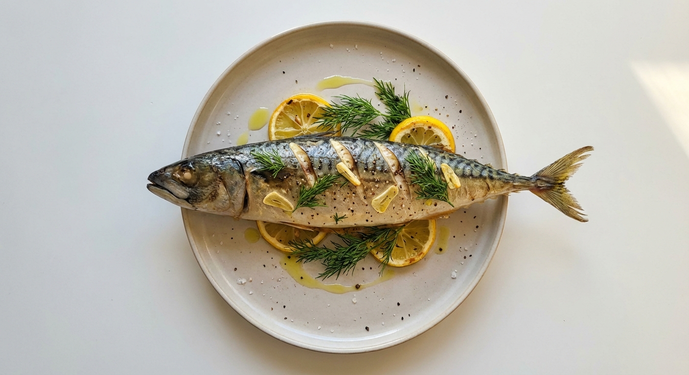 Makrela z Cytryną i Koperkiem
