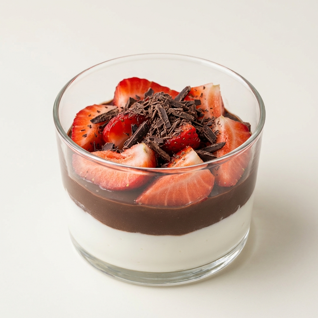 Skyr z Truskawkami i Czekoladą