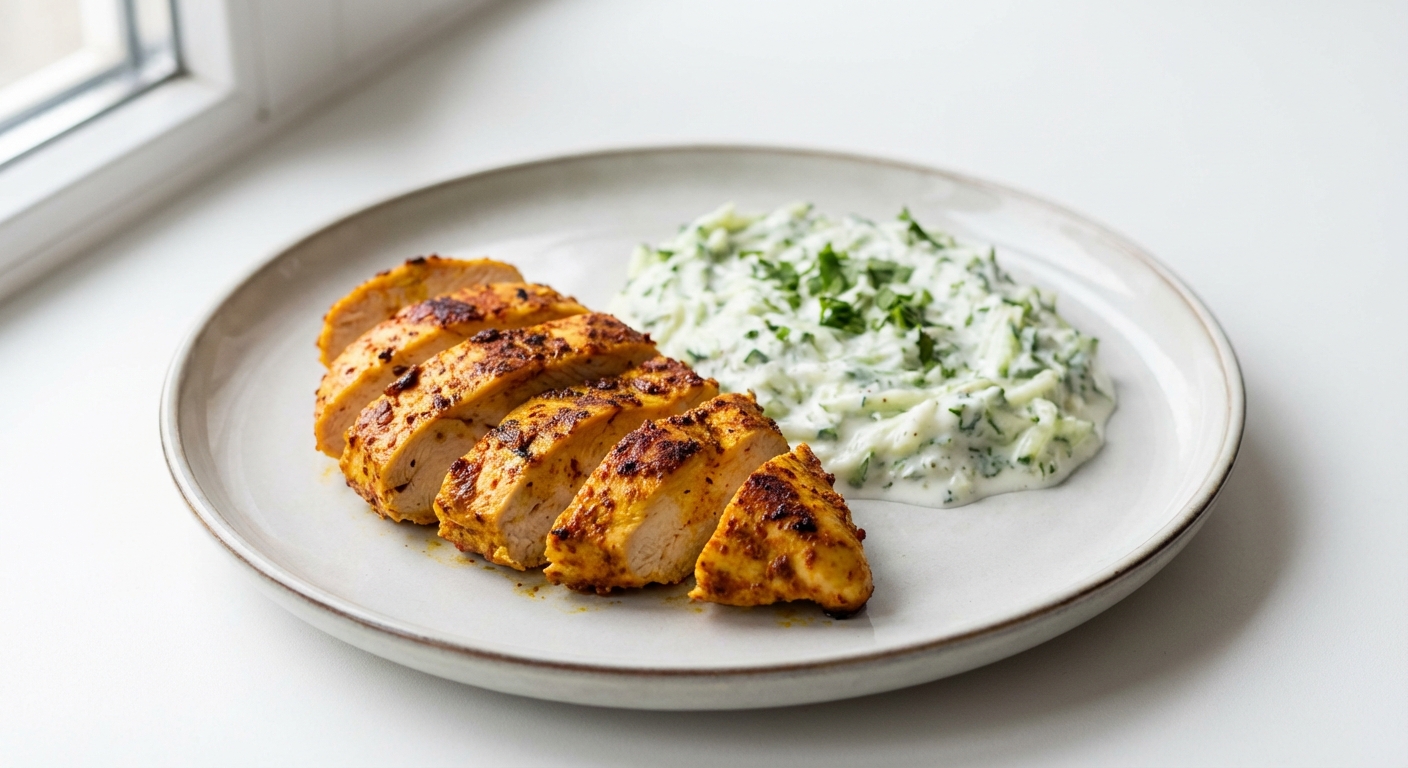 Pikantny Kurczak z Ogórkową Rajtą