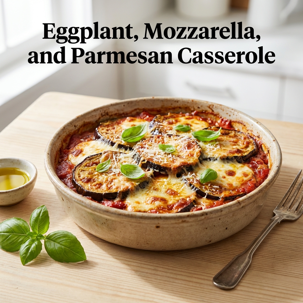 Zapiekanka z Bakłażana, Mozzarelli i Parmezanu