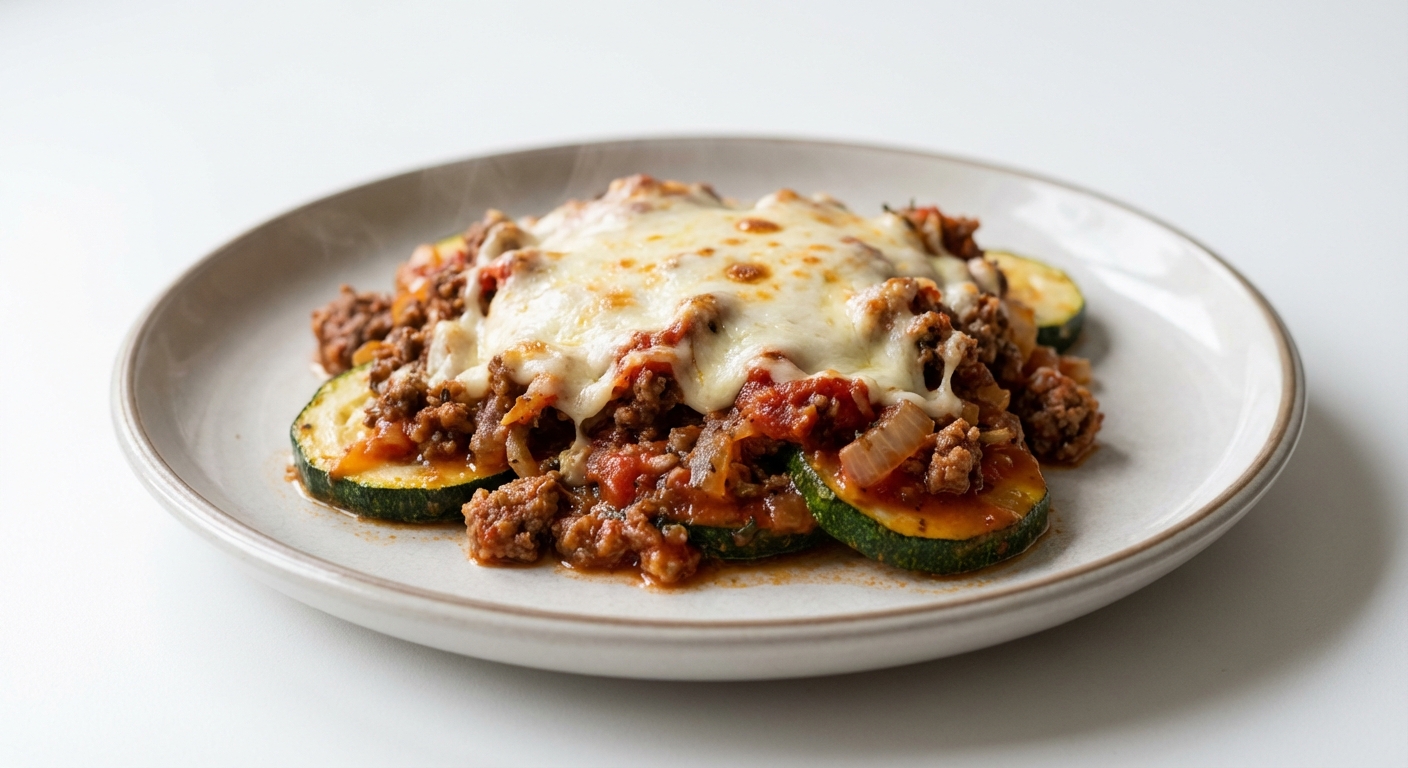 Zapiekanka z Cukinii, Wołowiny i Mozzarelli