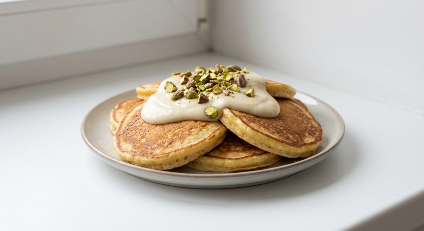 Cytrynowe Placuszki z Twarogu, Ricotty i Miodu