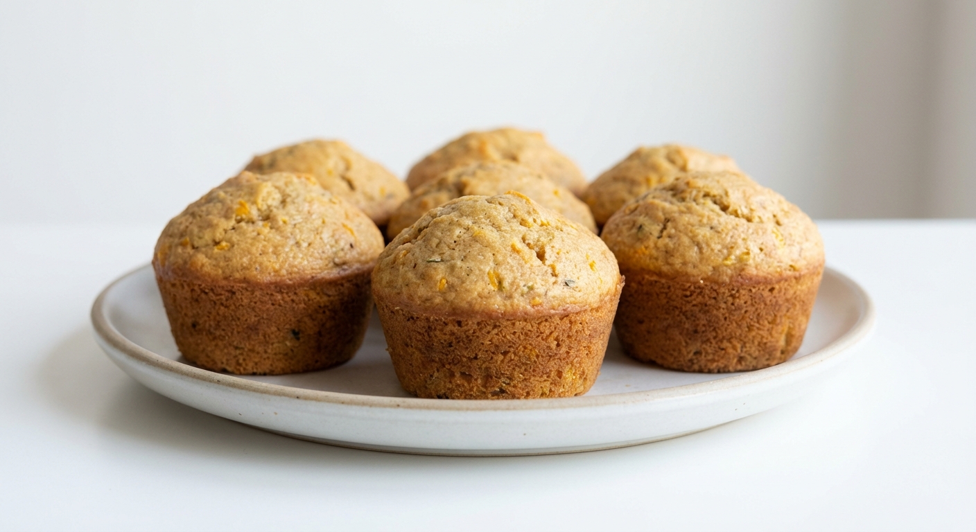 Muffinki z ricottą, skórką pomarańczową i kardamonem