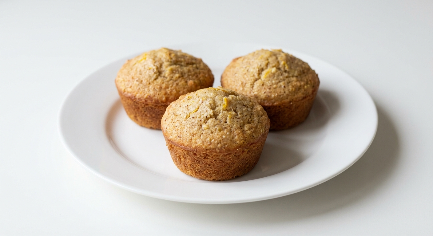 Migdałowe Muffinki z Cytryną i Miodem