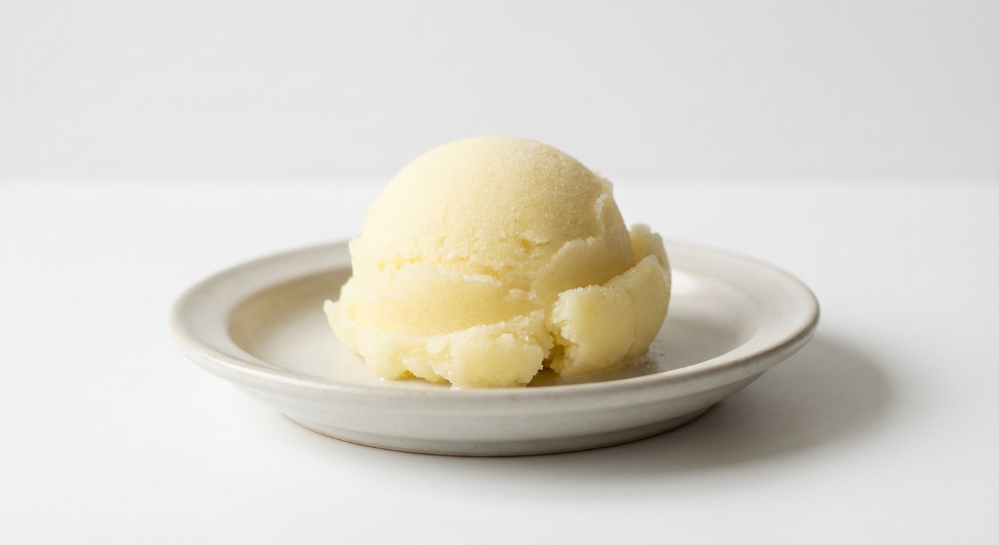 Cytrynowy Sorbet z Miodem i Miętą