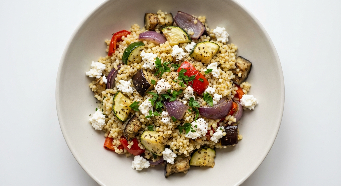 Kaszotto z Twarogiem i Warzywami