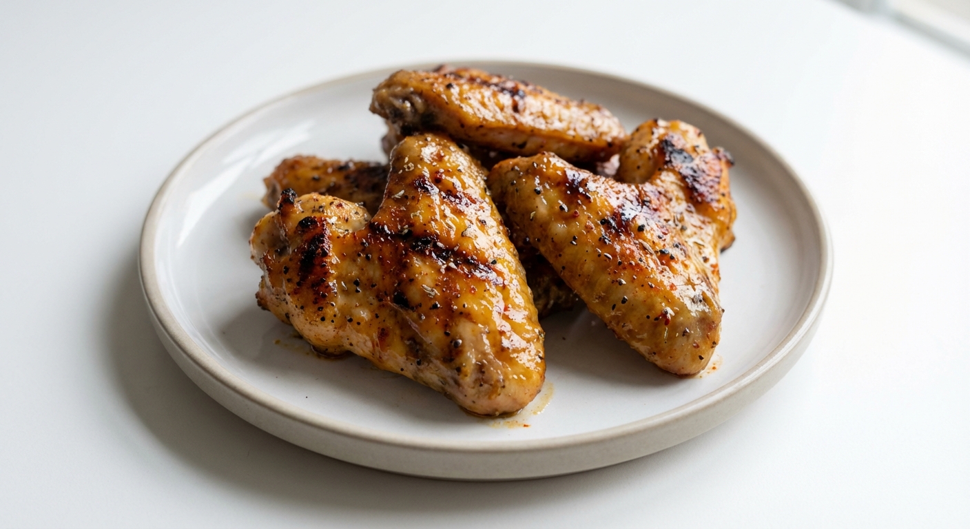 Grillowane Skrzydełka w Miodowo-Musztardowym BBQ