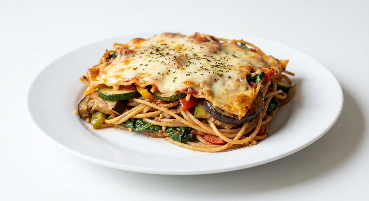 Lasagne z warzyw i mozzarelli