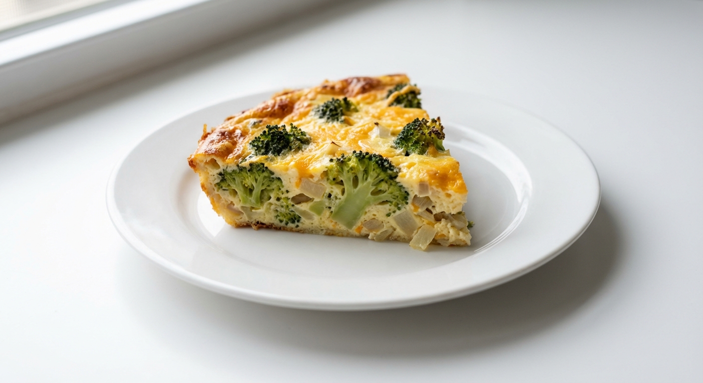 Quiche z Brokułami i Cheddarem