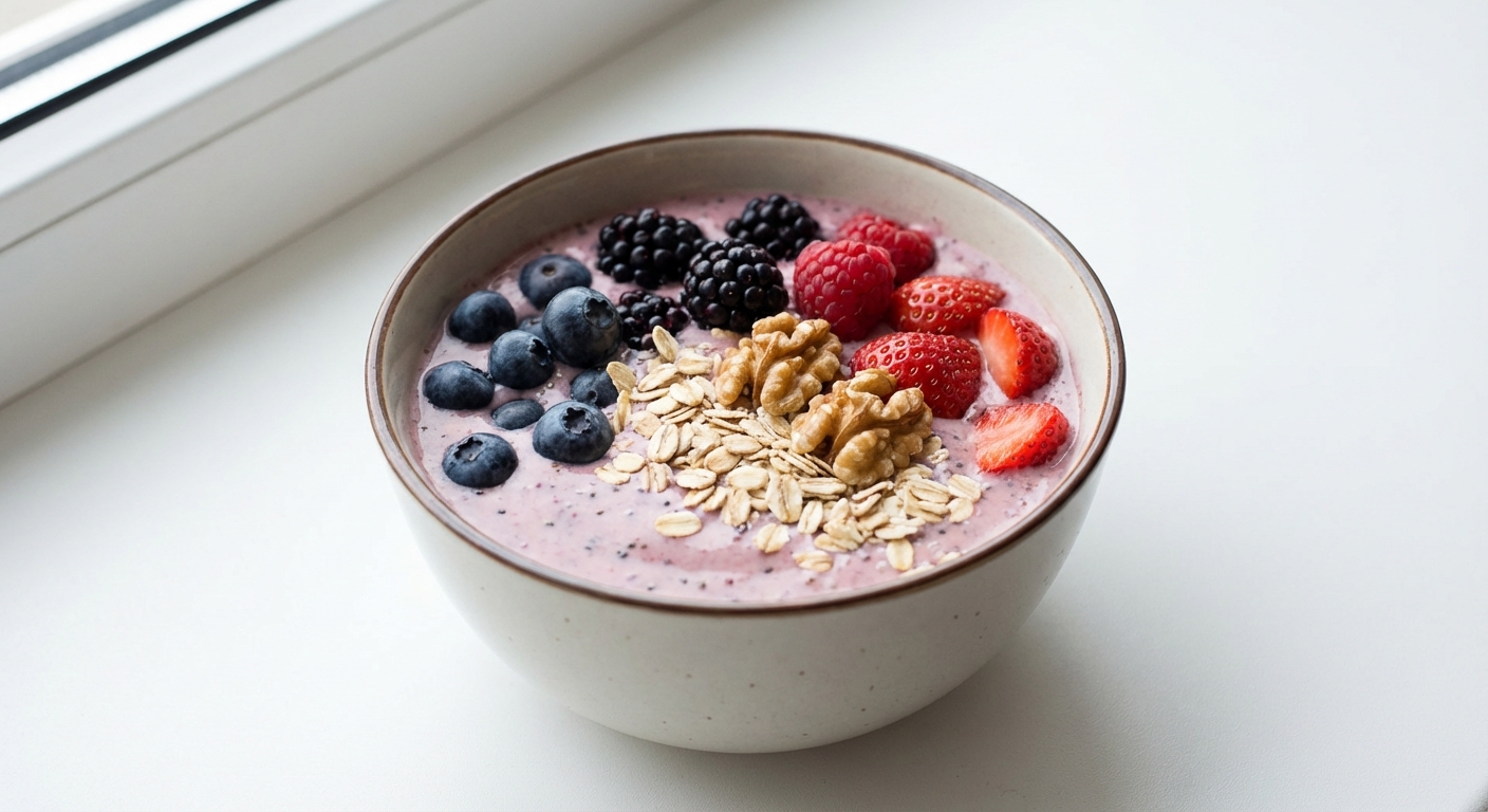 Smoothie Bowl z Owocami i Chia