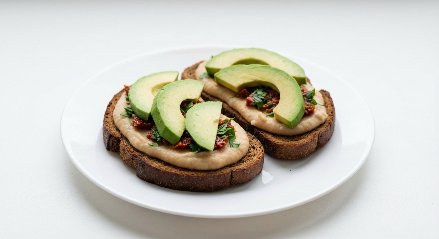 Żytnie Tosty z Fasolą i Awokado