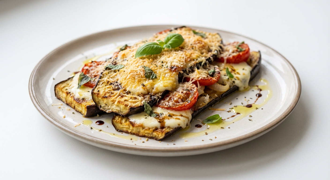 Zapiekanka z Bakłażana, Pomidorów i Parmezanu