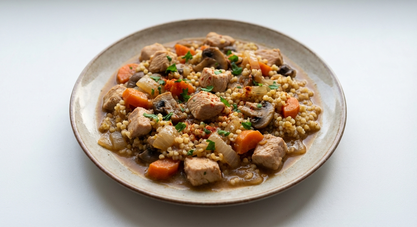 Gulasz z Indyka, Warzyw i Jaglanki