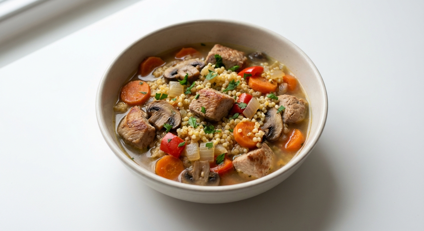 Gulasz z Indyka, Warzyw i Jaglanki