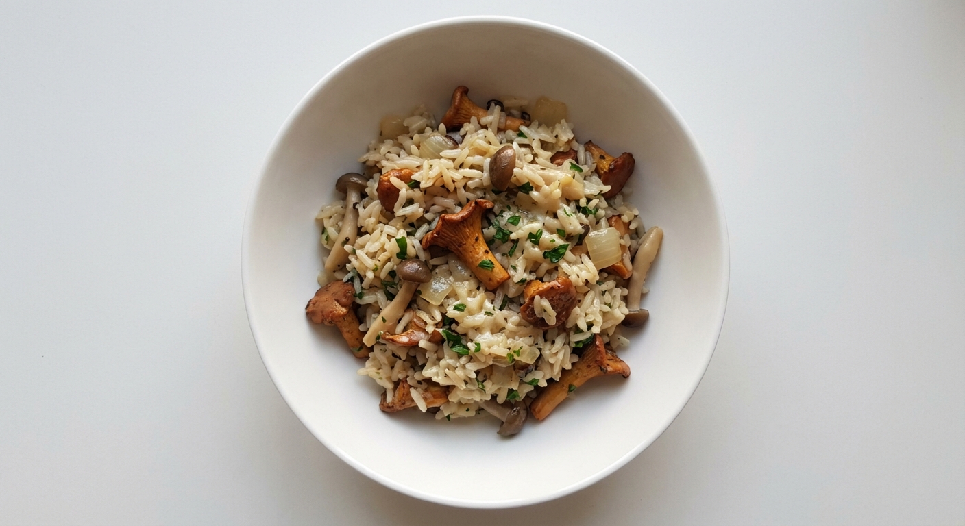 Risotto Basmati z Kurkami i Shimeji