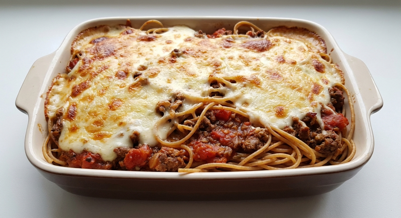 Zapiekanka z Wołowiny, Spaghetti i Beszamelu