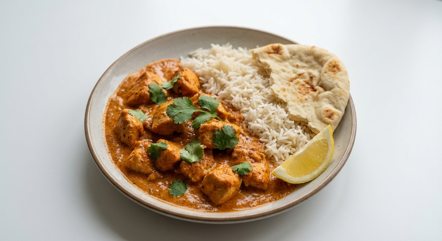 Kurczak Tikka Masala z Naan