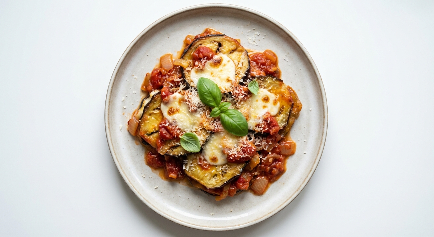 Zapiekanka z Bakłażana w Sosie Pomidorowym