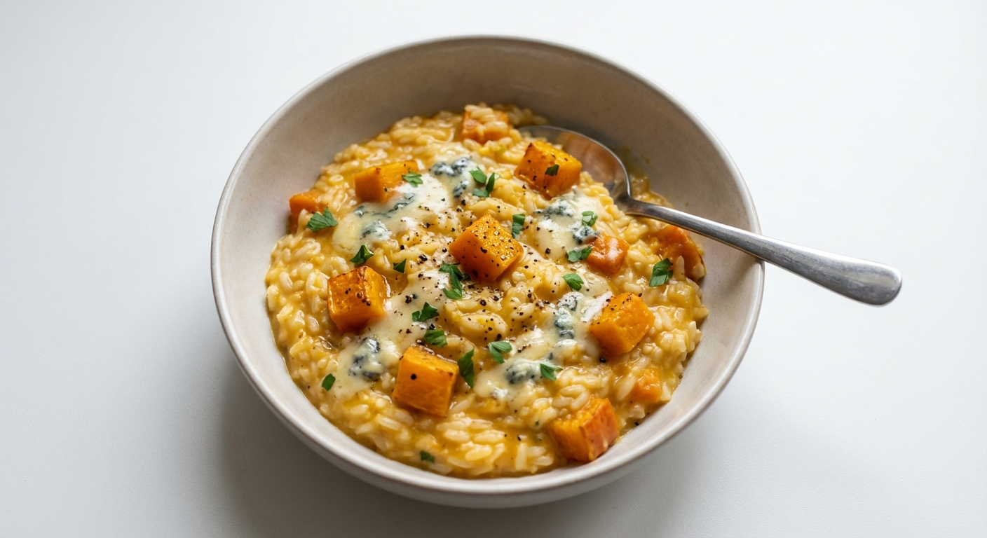 Risotto z dyni, gorgonzoli i basmati