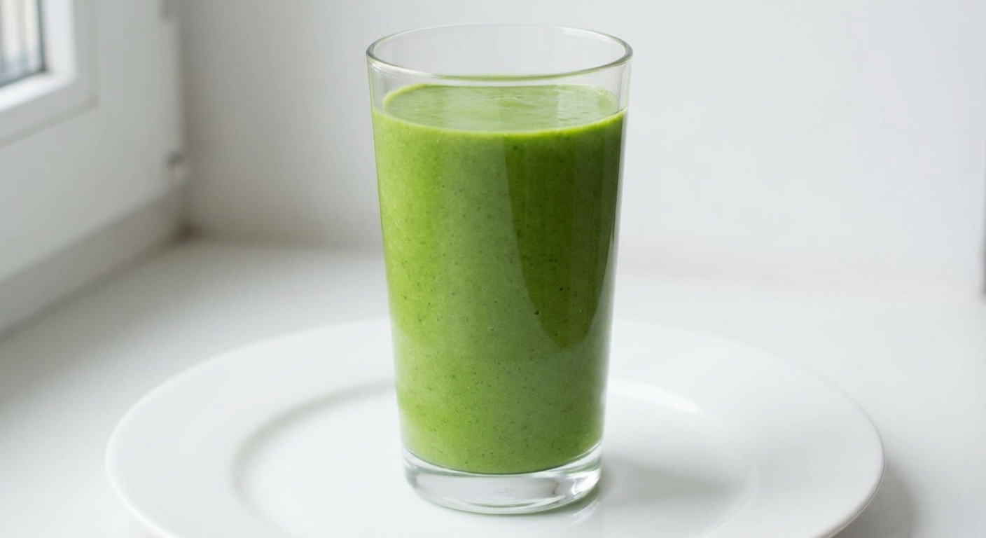 Ananasowo-Szpinakowe Smoothie z Miodem i Imbirem