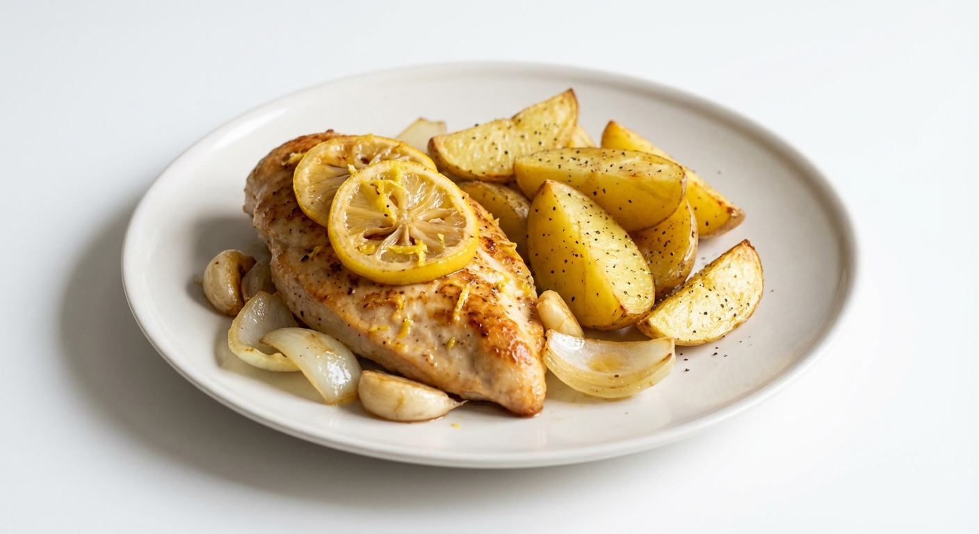 Kurczak w Cytrynie z Ziemniakami