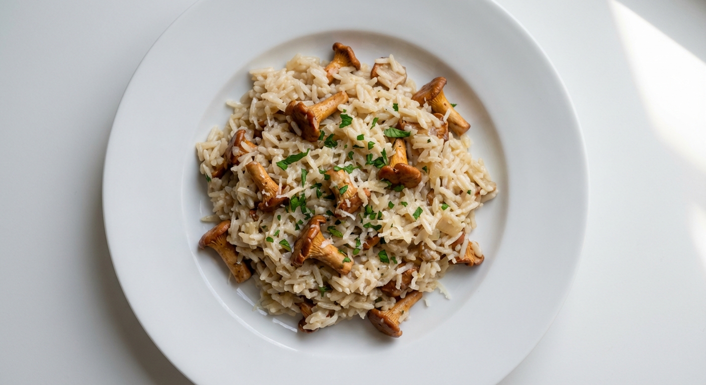 Basmati Risotto z Kurkami i Parmezanem