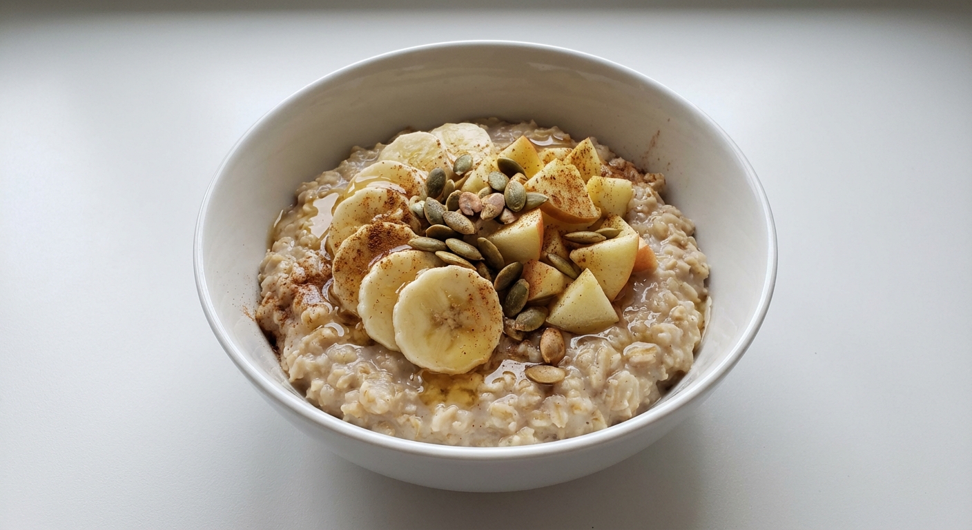 Owsianka z Bananem, Miodem i Dynią