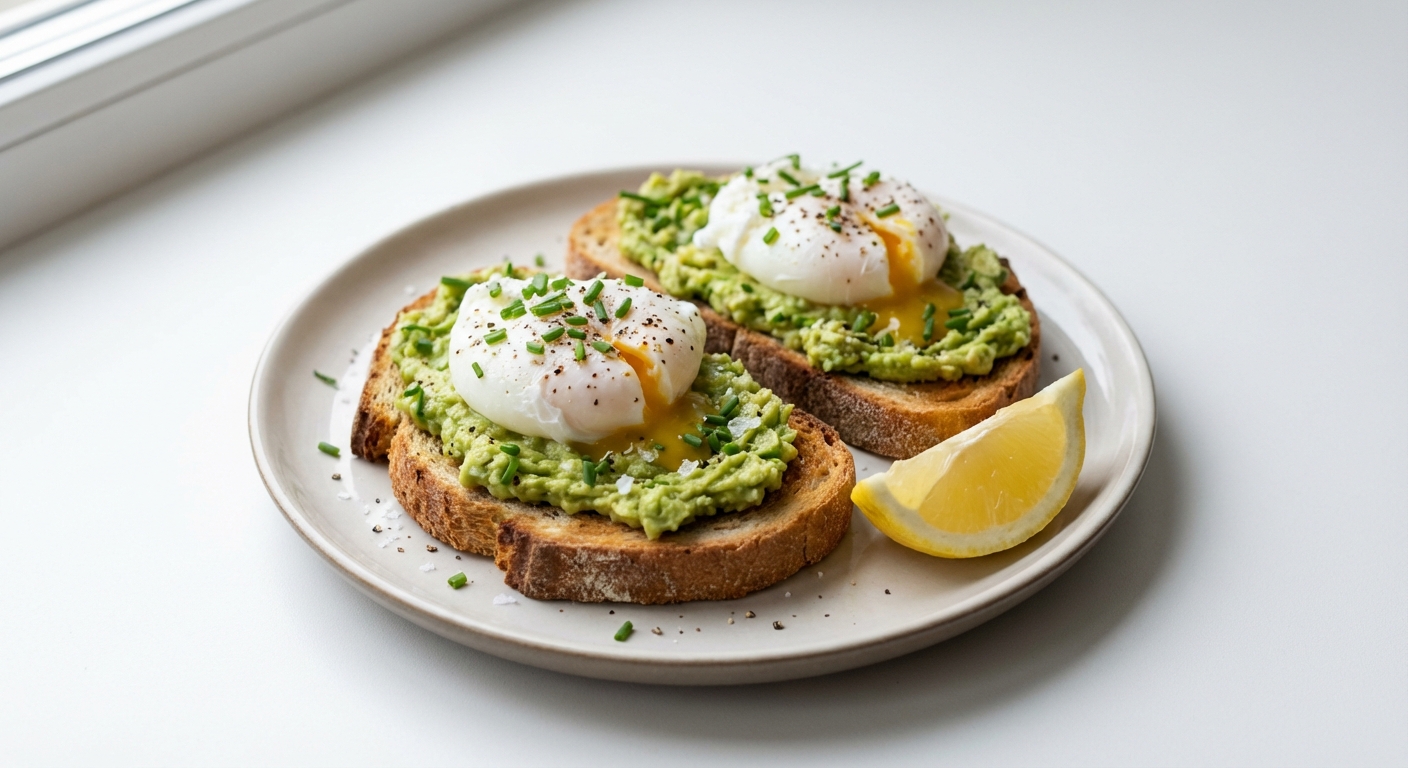 Żytnie Tosty z Awokado i Jajkiem