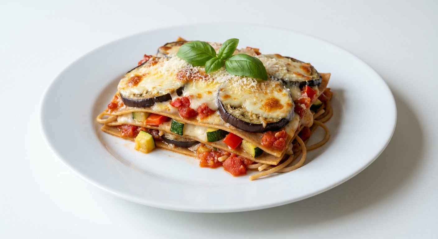 Lasagne z Bakłażanem i Beszamelem