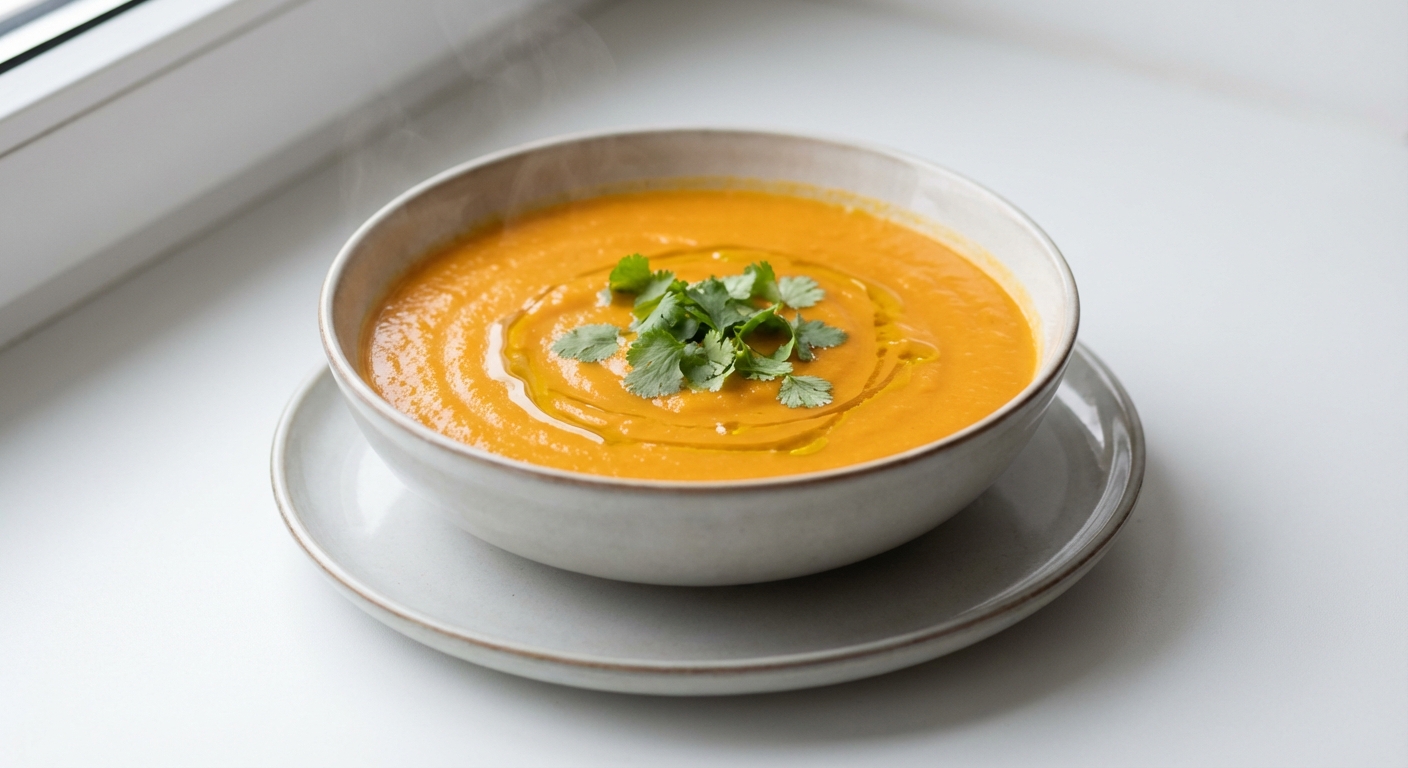 Krem z Marchewki, Imbiru i Pomarańczy