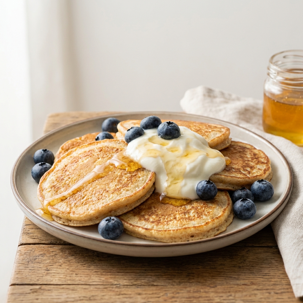 Kokosowe Naleśniki z Jogurtem i Miodem