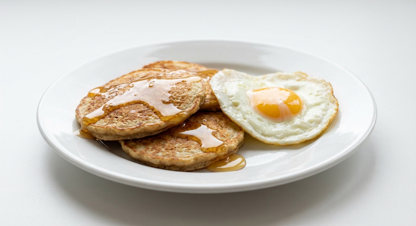 Owsiane Naleśniki z Miodem i Jajkiem