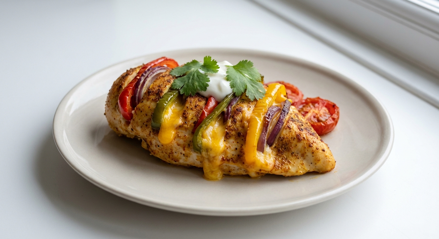 Zapiekane Kurczaki z Papryką i Cheddarem