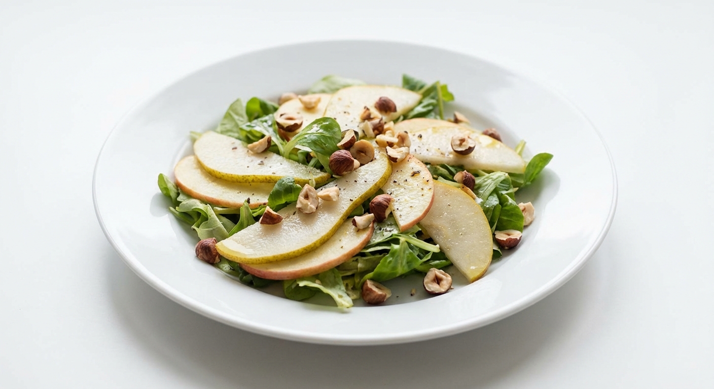 Sałatka z Gruszek, Jabłek i Orzechów