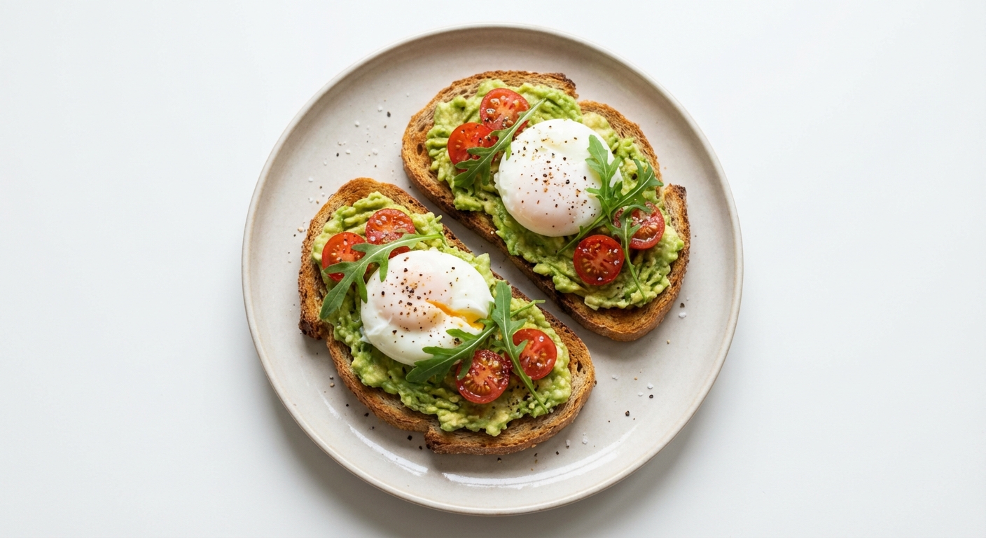 Razowe Tosty z Awokado i Jajkiem